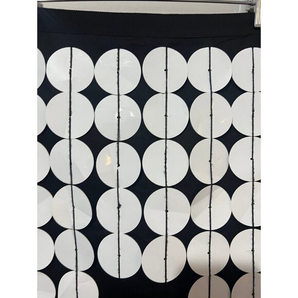 Mignon Doo A Line Skirt Women's Sz Medium Black With Large Sequins - Picture 5 of 5